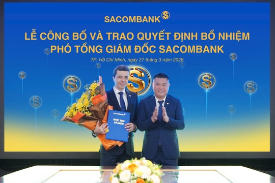 SACOMBANK bổ nhiệm ông Loic Faussier làm Phó Tổng Giám đốc, Tăng cường năng lực quản trị rủi ro
