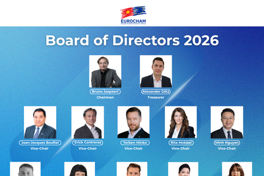 EuroCham công bố Ban lãnh đạo mới và định hướng chiến lược cho năm 2026