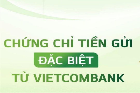 Vietcombank tiếp tục phát hành Chứng chỉ tiền gửi trực tuyến, lãi suất 7,9%/năm