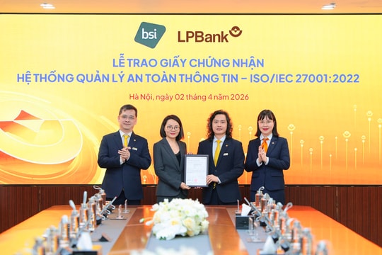 LPBank đạt chuẩn ISO/IEC 27001:2022, hoàn tất đánh giá PCI DSS, nâng tầm bảo mật toàn diện