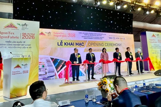 Đang diễn ra Triển lãm quốc tế ngành dệt may SaigonTex - SaigonFabric 2026