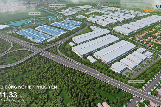 Khởi công dự án KCN Phúc Yên gần 2.000 tỷ đồng