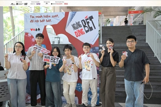 Sinh viên lan tỏa nhận thức chống cờ bạc trực tuyến cho giới trẻ qua chiến dịch “Ngưng Bet Dừng Bết”