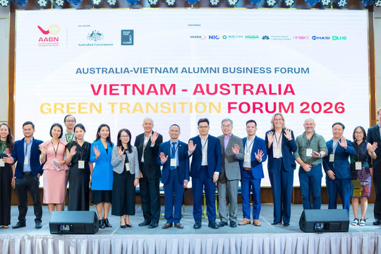 Diễn đàn “Chuyển đổi xanh Việt Nam – Úc 2026”: Thúc đẩy hợp tác vì một tương lai bền vững