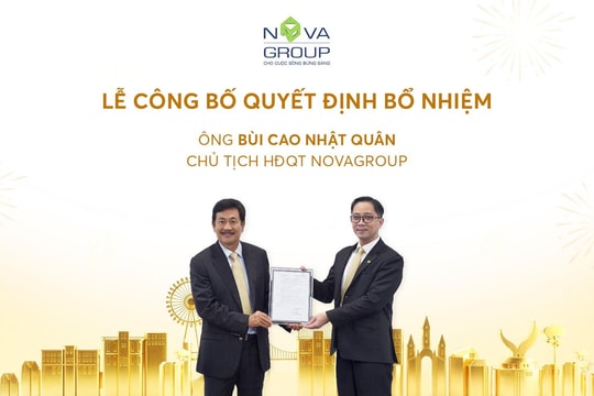 ‏NovaGroup kiện toàn bộ máy nhân sự cấp cao