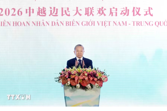 Tổng Bí thư, Chủ tịch nước Tô Lâm dự Lễ khởi động Liên hoan nhân dân biên giới Việt - Trung 2026