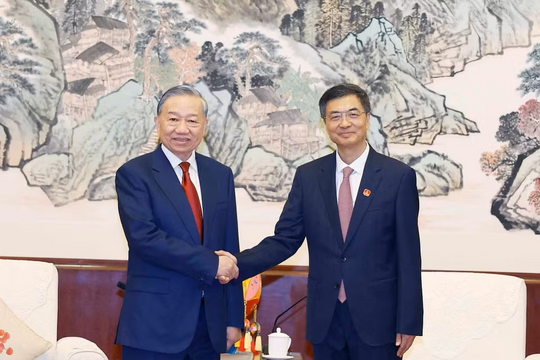 Tổng Bí thư, Chủ tịch nước Tô Lâm tiếp Bí thư Quảng Tây, Trung Quốc