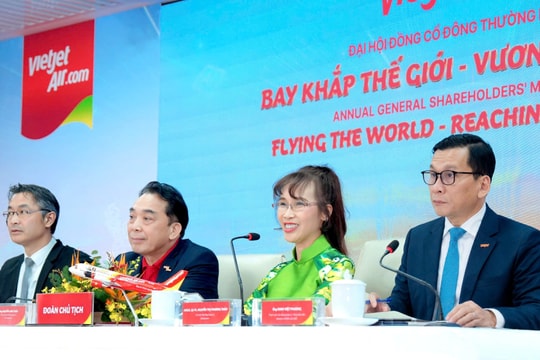 ĐHĐCĐ Vietjet 2026: Kết quả xuất sắc năm 2025, chia cổ tức 30%, tiếp tục mở rộng mạng bay quốc tế, thu hút đầu tư quốc tế