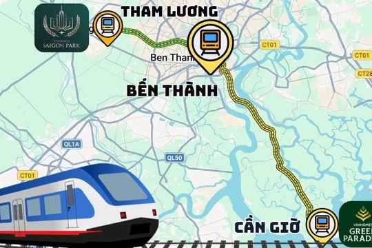 TP. Hồ Chí Minh: 2 tuyến metro mở trục thịnh vượng, 2 siêu đô thị Vinhomes tạo cực tăng trưởng mới