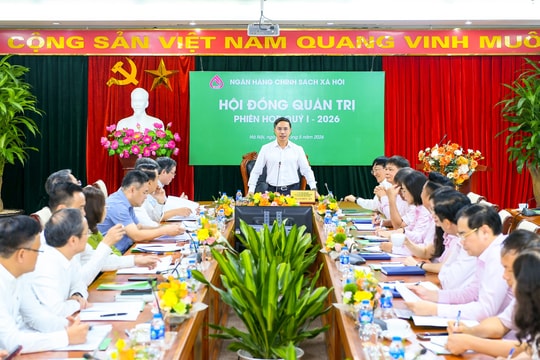 Thống đốc Phạm Đức Ấn chủ trì phiên họp HĐQT Ngân hàng Chính sách xã hội quý I/2026