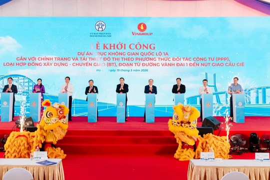 Khởi công dự án mở rộng Quốc lộ 1A đoạn từ vành đai 1 đến nút giao Cầu Giẽ vốn đầu tư 162.000 tỷ đồng