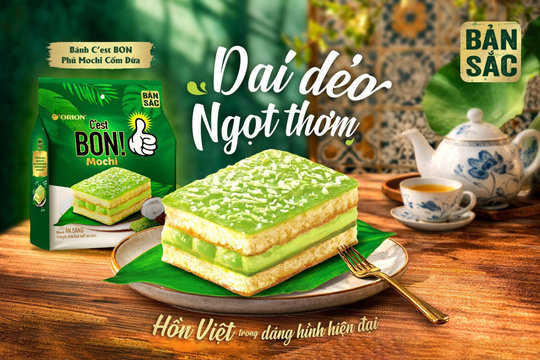 Orion ra mắt C'est Bon Mochi cốm dừa