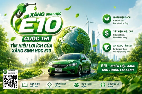 Mở Cổng trực tuyến Cuộc thi tìm hiểu về xăng sinh học E10