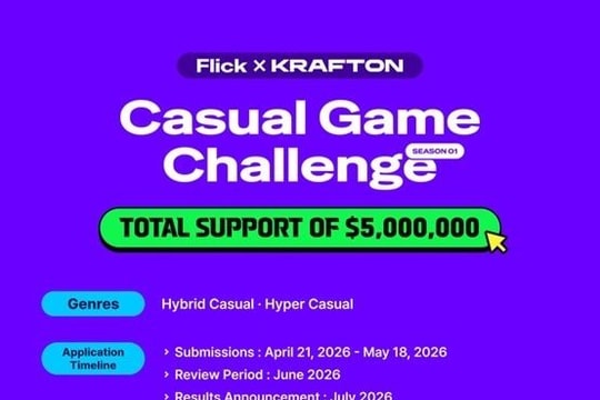 Cuộc thi Game Hybrid Casual toàn cầu gia hạn thời gian nhận bài đến ngày 16/6