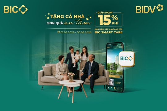 BIC ưu đãi 15% phí bảo hiểm sức khoẻ cao cấp mừng Ngày Gia đình Việt Nam