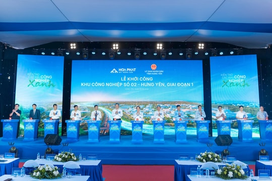 Hòa Phát khởi công khu công nghiệp thứ ba tại Hưng Yên