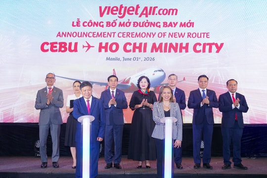 Vietjet mở đường bay thẳng TP. Hồ Chí Minh – Cebu, tăng cường kết nối chiến lược giữa Việt Nam và Philippines