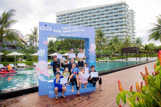 Alma Resort Cam Ranh khởi động kỳ nghỉ hè ý nghĩa cho gia đình với hoạt động kết hợp nhà vô địch bơi quốc gia Ánh Viên