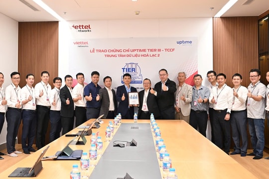 Viettel công bố Trung tâm dữ liệu đầu tiên khu vực châu Á - Thái Bình Dương đạt chuẩn Uptime Tier III với siêu máy chủ