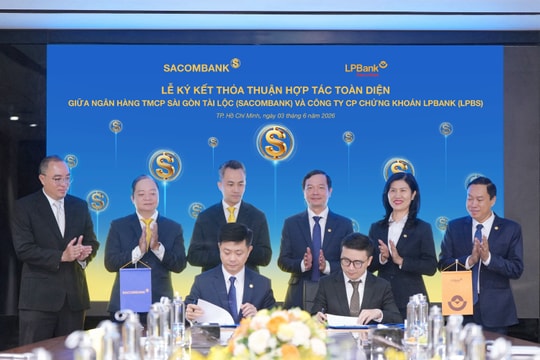 SACOMBANK và LPBS ký kết hợp tác toàn diện, gia tăng tiện ích và trải nghiệm cho khách hàng
