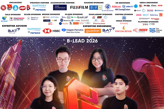 Cuộc thi B-LEAD 2026 chính thức mở bán vé Đêm Chung kết Grand Finale với chủ đề “Lead to Evolution”
