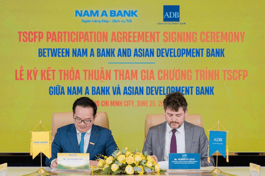 Nam A Bank hợp tác cùng ADB thúc đẩy tài trợ thương mại