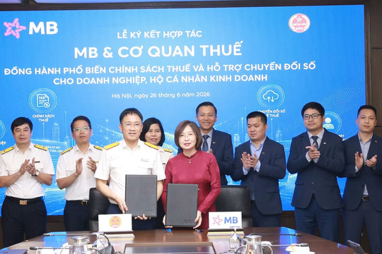 MB và Cơ quan Thuế ký kết hợp tác: Lấy người nộp thuế làm trung tâm – Lấy chuyển đổi số làm nền tảng
