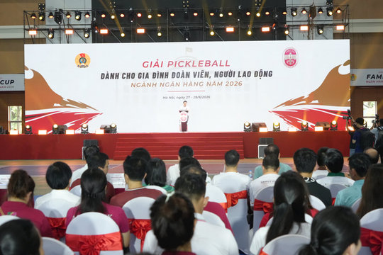 Bế mạc Giải Pickleball Family Cup Ngân hàng Việt Nam 2026: Lan tỏa tinh thần gắn kết, xây dựng văn hóa ngành Ngân hàng