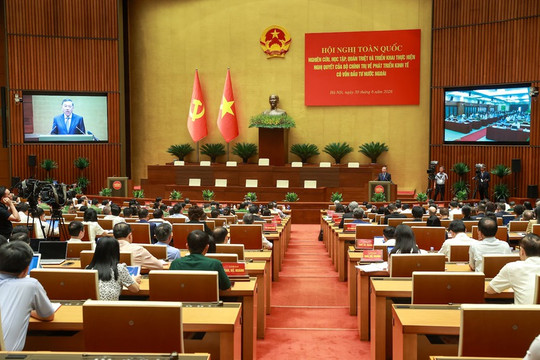 Hội nghị toàn quốc quán triệt, triển khai thực hiện Nghị quyết của Bộ Chính trị về phát triển kinh tế có vốn đầu tư nước ngoài
