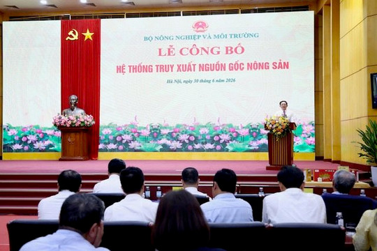 Công bố Hệ thống truy xuất nguồn gốc nông sản
