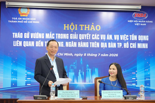 Đẩy nhanh tháo gỡ vướng mắc trong giải quyết các vụ án tín dụng, ngân hàng tồn đọng