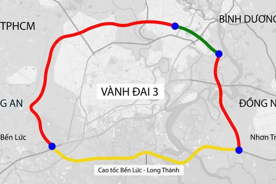 Đề xuất đầu tư hoàn thiện Vành đai 3 TP. Hồ Chí Minh lên 8 làn xe
