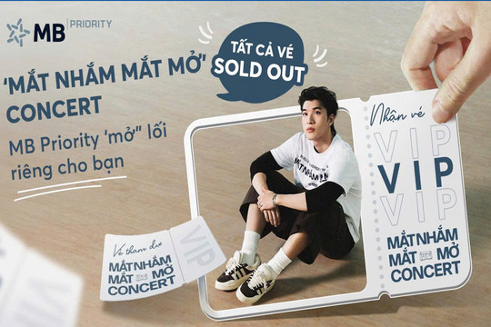 MB Priority trở thành nhà tài trợ kim cương của “Mắt nhắm mắt mở” concert 2026 – concert cá nhân đầu tiên của HIEUTHUHAI