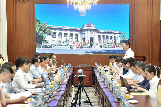 Ngân hàng Nhà nước làm việc với Đoàn khảo sát của Quốc hội về dự án Luật An ninh dữ liệu và dự án Luật Định danh và xác thực điện tử