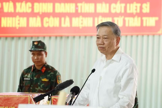 Toàn văn phát biểu của Tổng Bí thư, Chủ tịch nước Tô Lâm tại Công viên Lê Thị Riêng