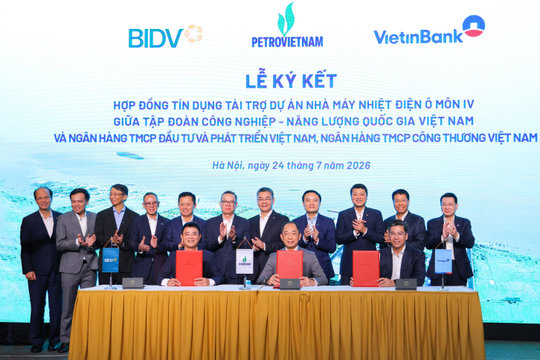 BIDV và VietinBank thu xếp thành công khoản tín dụng 7.300 tỷ đồng, đồng hành cùng Petrovietnam triển khai dự án nhà máy điện Ô Môn IV