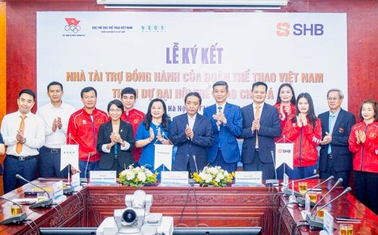 SHB trở thành Nhà tài trợ đồng hành của Đoàn Thể thao Việt Nam tại ASIAD 2026
