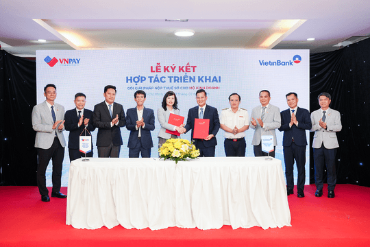 VietinBank và VNPAY hợp tác triển khai Bộ giải pháp Nộp thuế số, đồng hành cùng hộ kinh doanh chuyển đổi số