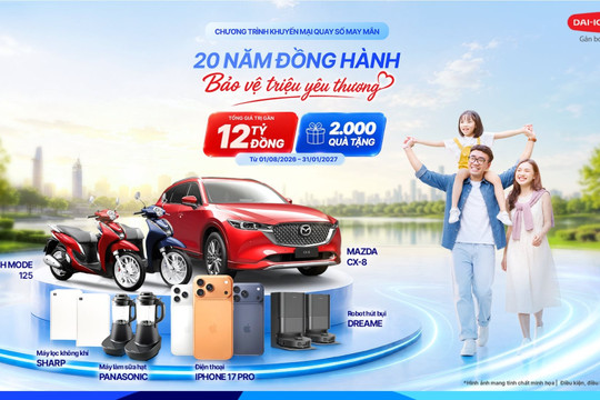 Dai-ichi Life Việt Nam triển khai chương trình khuyến mại tri ân khách hàng có tổng giá trị 12 tỷ đồng