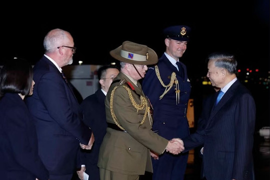 Tổng Bí thư, Chủ tịch nước Tô Lâm bắt đầu thăm cấp Nhà nước Liên bang Australia