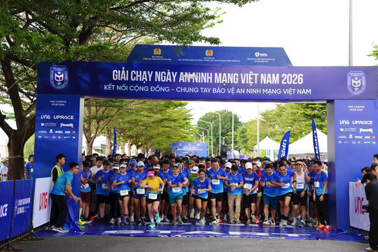 Hơn 1.000 vận động viên dự Giải chạy Ngày An ninh mạng Việt Nam 2026