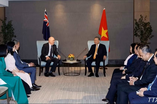 Tổng Bí thư, Chủ tịch nước Tô Lâm tiếp Quyền Chủ tịch Hội Hữu nghị New Zealand - Việt Nam