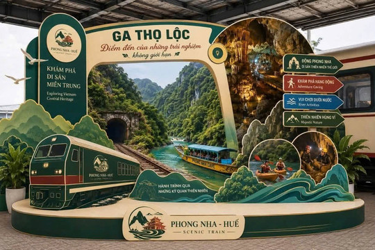 Mở tuyến tàu di sản Huế - Phong Nha, giảm 50% vé
