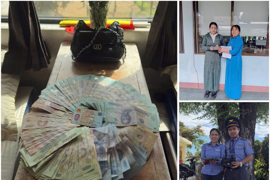 Nữ hành khách nhận lại gần 90 triệu đồng bỏ quên trên tàu SE9