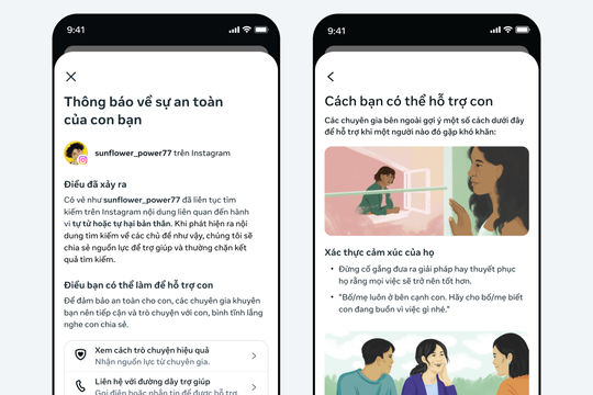 Instagram triển khai cảnh báo mới giúp phụ huynh kịp thời hỗ trợ thanh thiếu niên