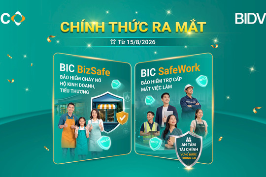 BIC ra mắt bộ đôi sản phẩm mới, “điểm tựa tài chính” cho hộ kinh doanh và người lao động