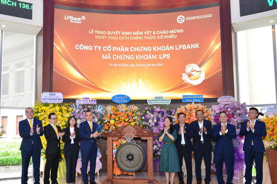 Chính thức niêm yết hơn 1,4 tỷ cổ phiếu Công ty Cổ phần Chứng khoán LPBank trên HOSE