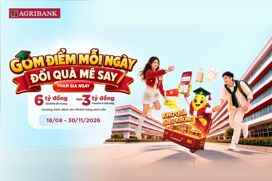 Agribank dành hơn 9 tỷ đồng ưu đãi sinh viên nhân dịp khai trường