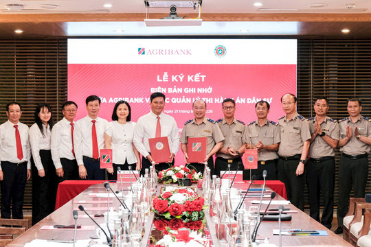 Agribank và Cục Quản lý Thi hành án dân sự ký Biên bản ghi nhớ hợp tác