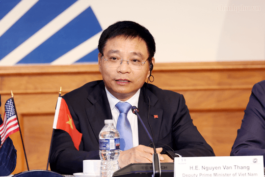 Phó Thủ tướng Nguyễn Văn Thắng: Mở ra các cơ hội hợp tác mới giữa doanh nghiệp Việt Nam và Hoa Kỳ